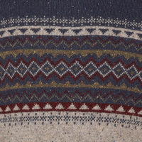Fairisle Yoke Crew Neck Sweater