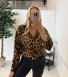 Ashleigh Sparkly Leopard Blouse