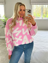 Alphabet Jumper In Pink