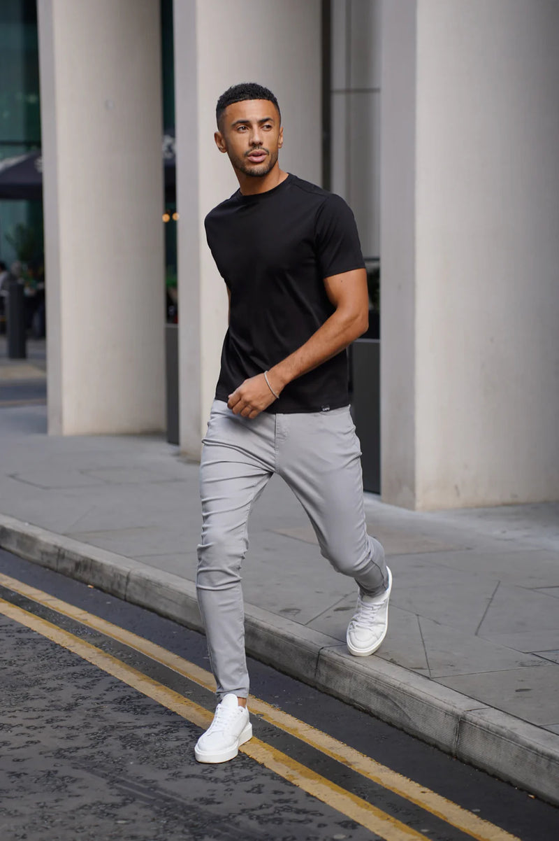 Capo Mercerised T-Shirt In Black
