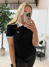 Teddy Polo In Black