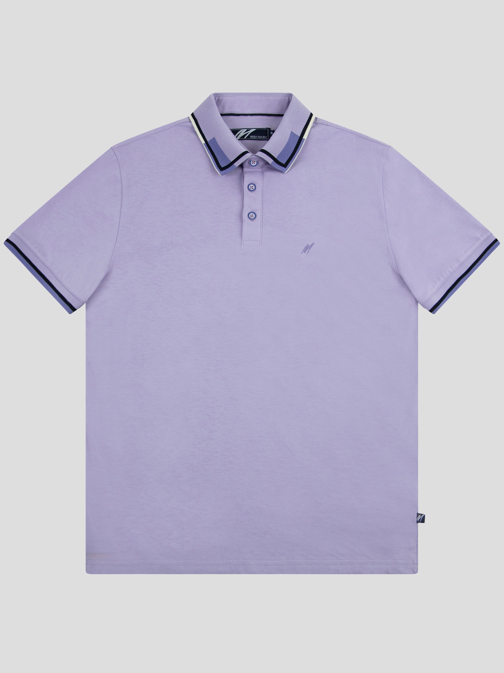 Mish Mash Carlo Polo Shirt In Lilac