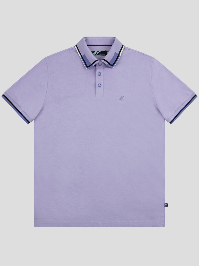 Mish Mash Carlo Polo Shirt In Lilac