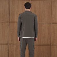 Capo Utility Overshirt In Khaki