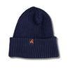 Organic Cotton Beanie In Navy