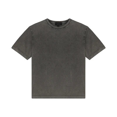 Criminal Damage Blanx T-Shirt In Grey Acid Wash