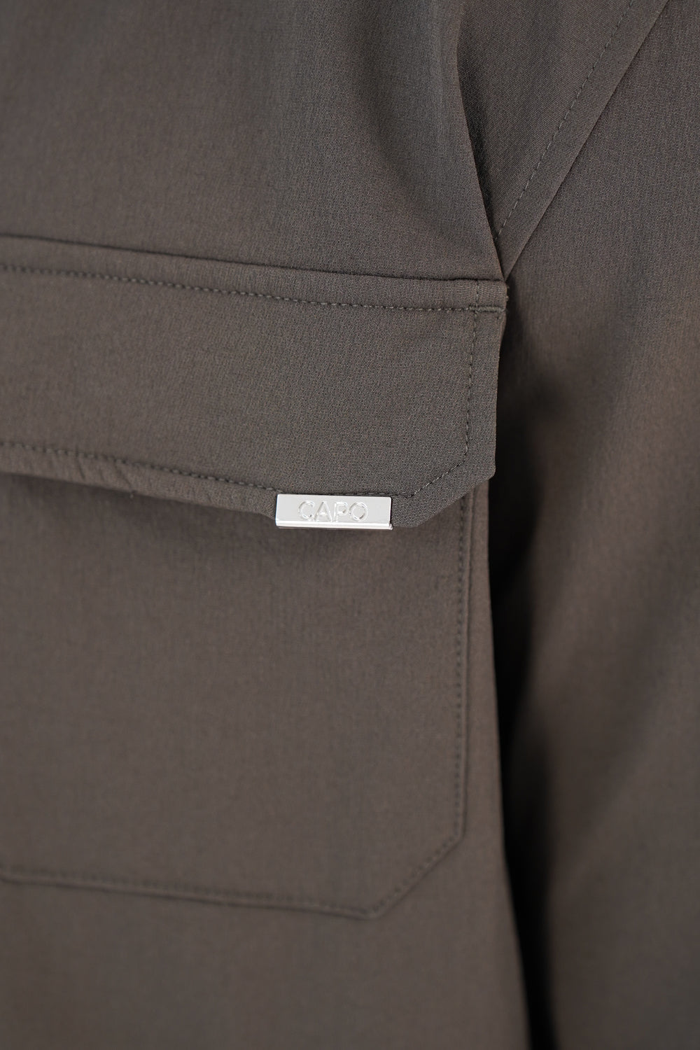 Capo Utility Overshirt In Khaki