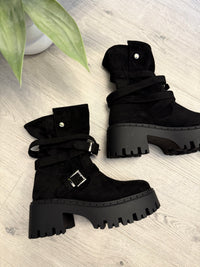 Becki Buckle  Boots In Back