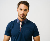 Dario Beltran Polo Shirt In Navy