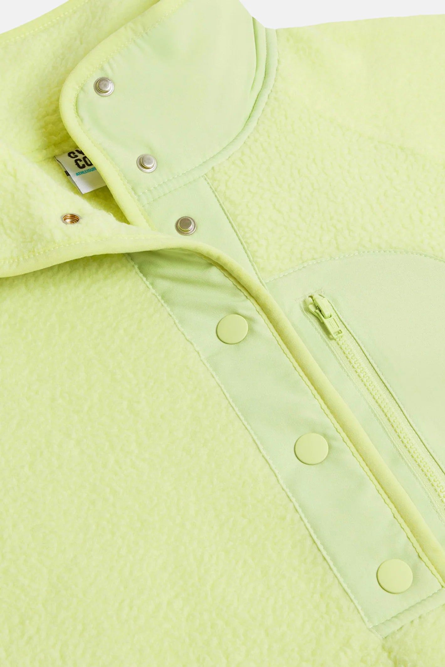 Gym Plus Coffee Horizon Jacket In Lime Sorbet