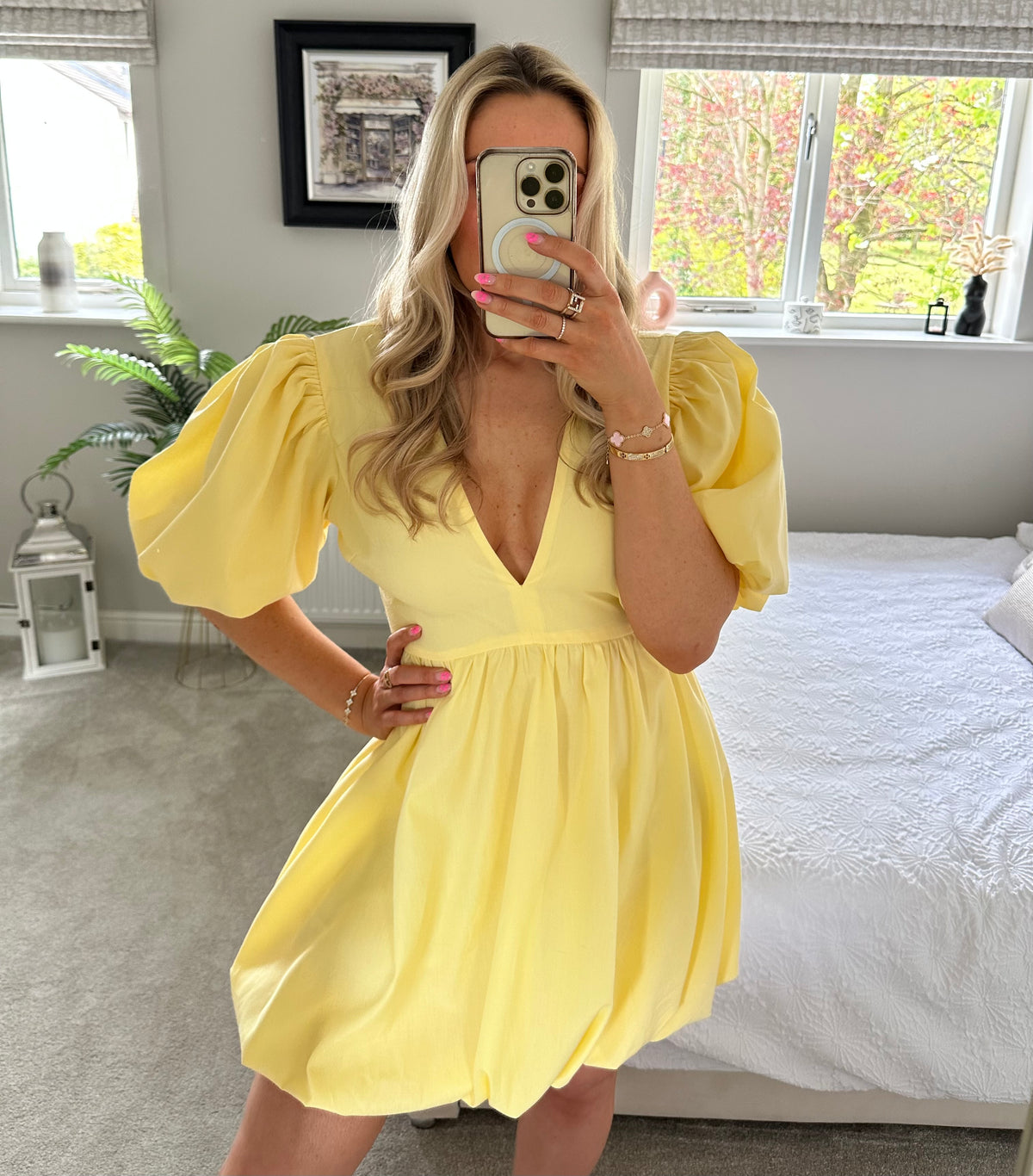 Jenni Mini Dress In Lemon