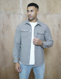 Capo Zack Overshirt In Brown