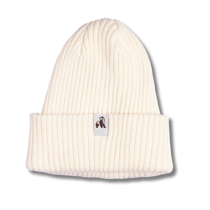 Organic Cotton Beanie In Cream