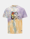 Guess Burning Tire Banksy Graffiti T-Shirt In Tie Dye