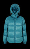 Ascardi  Vortex Puffa Jacket In Ice Blue