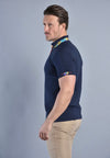 Claudio Lugli Polo Shirt In Navy