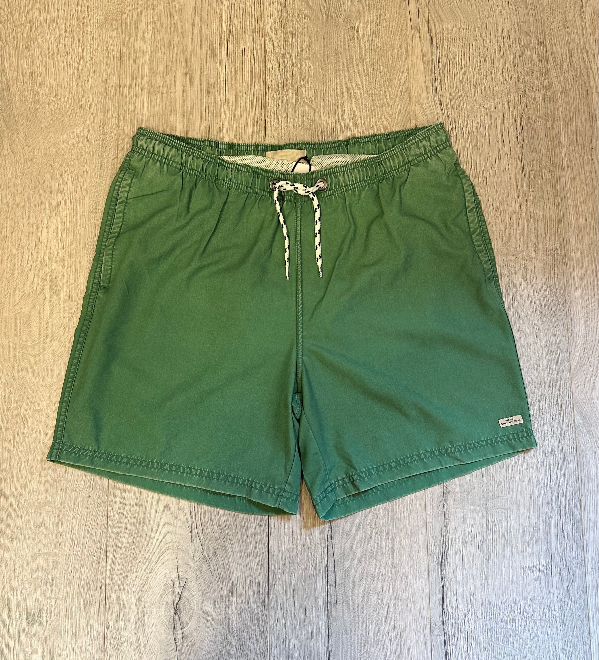 Blend Swim Shorts In Washed Green