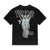 Criminal Damage Angel T-Shirt In Black