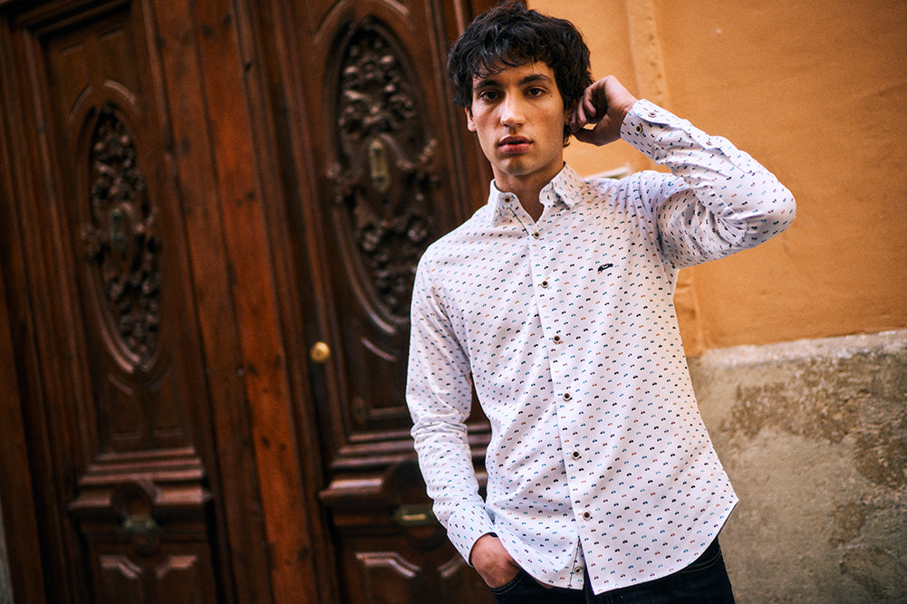 Dario Beltran Herce Bicycle Shirt In White