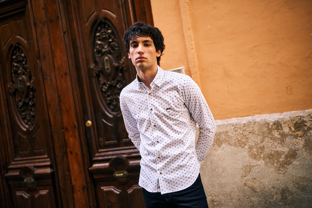 Dario Beltran Herce Bicycle Shirt In White