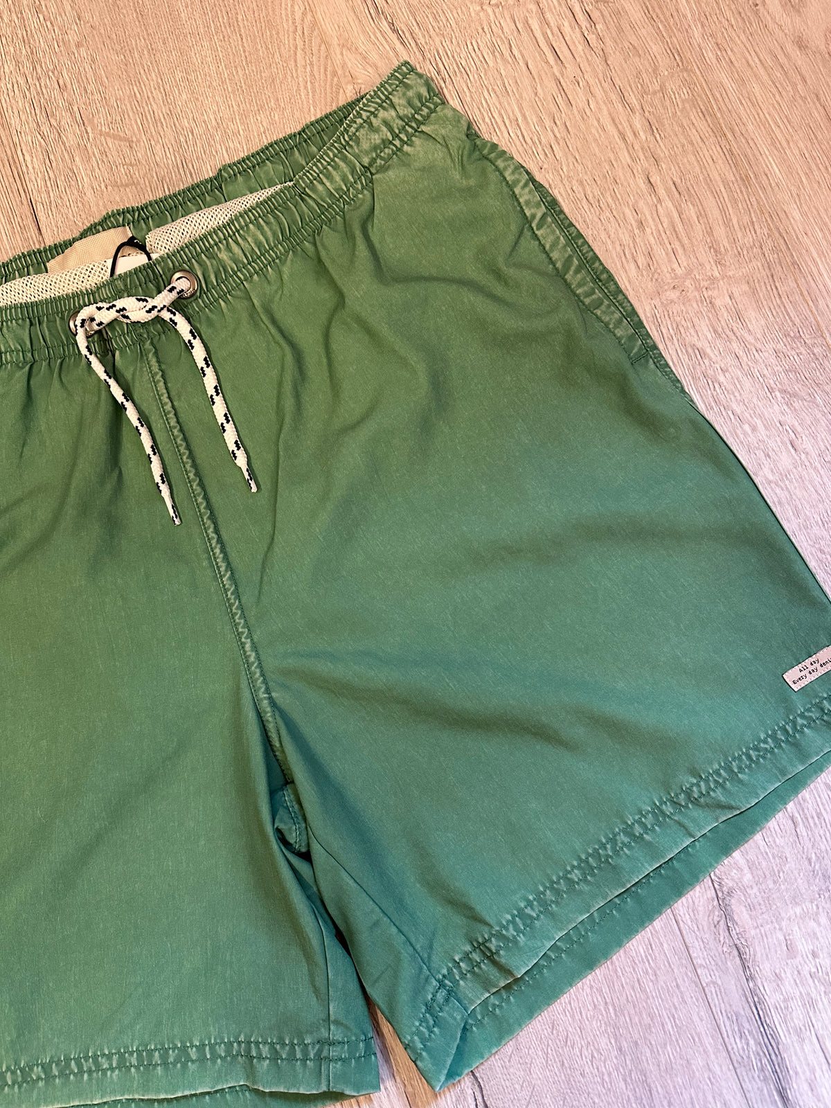 Blend Swim Shorts In Washed Green