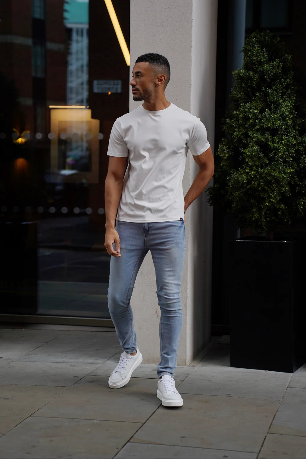 Capo Mercerised T-Shirt In White
