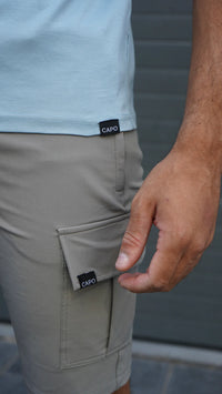 Capo Mercerised T-Shirt In Pale Blue