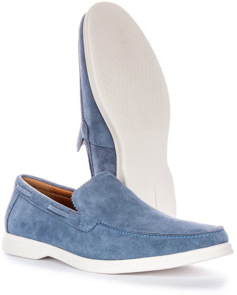 Justin Rees’s Charles Loafers In Blue