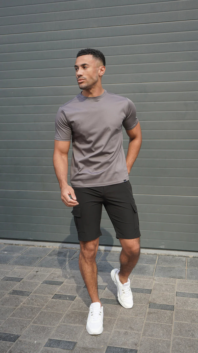 Capo Mercerised T-Shirt In Slate
