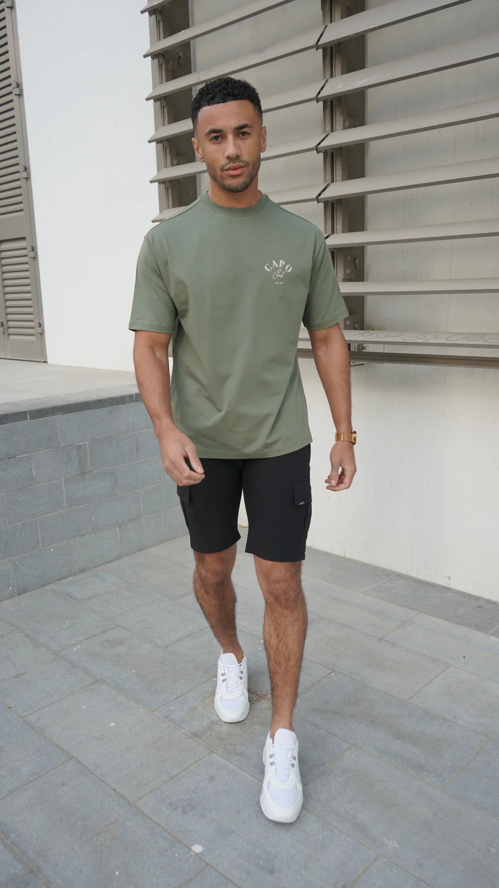 Capo Beach Club T-Shirt In Olive