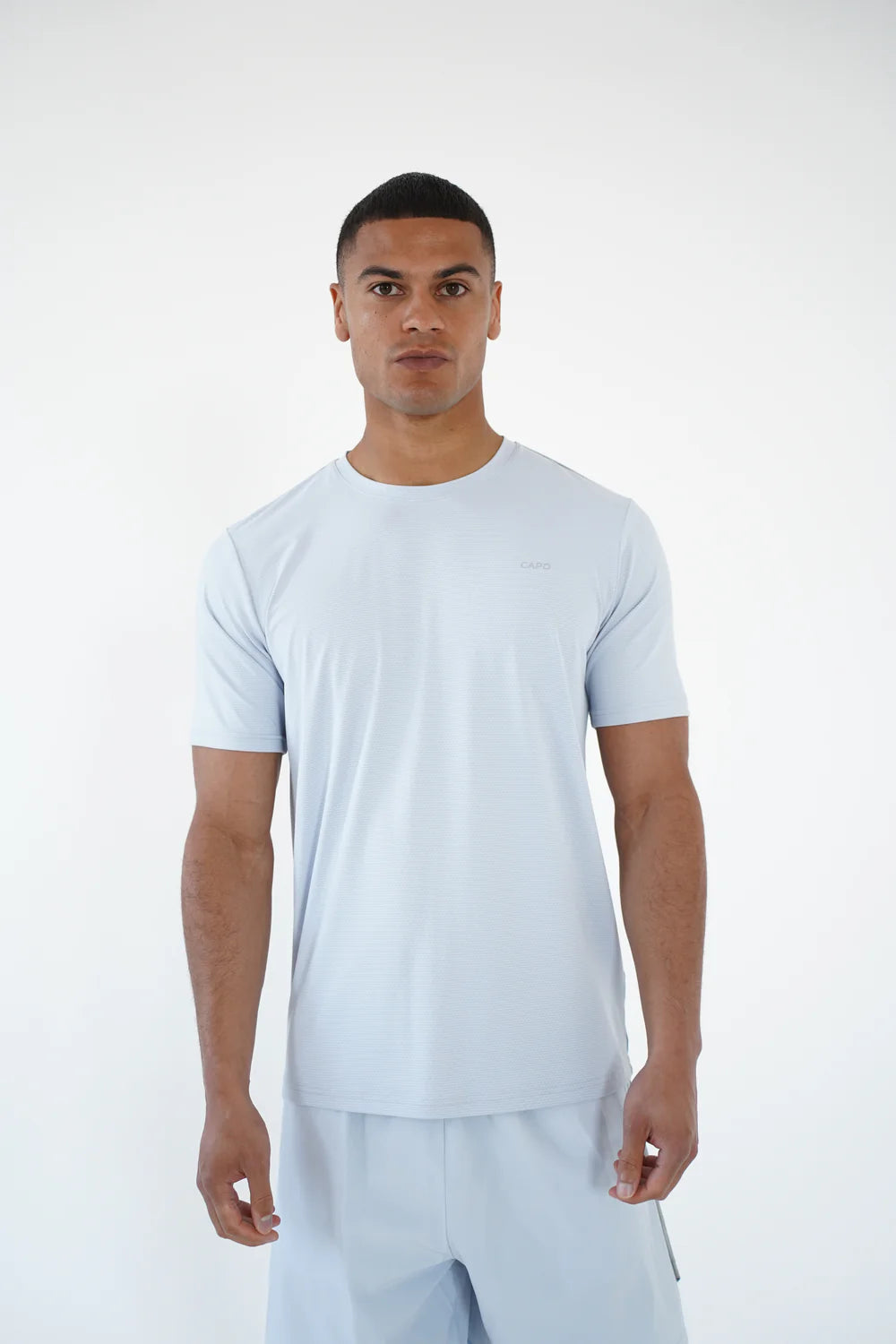 Capo Active Performance T-Shirt In Pale Blue
