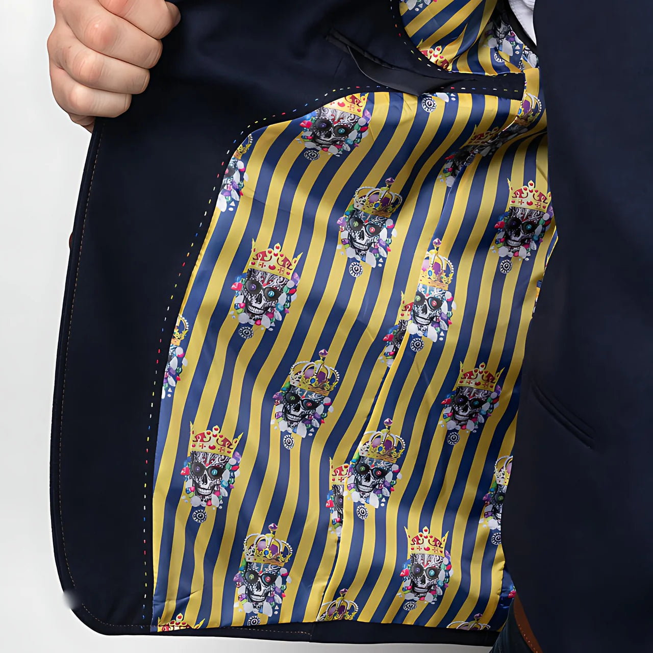 Claudio Lugli Jacket and Waistcoat in Navy