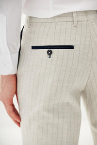 Marc Darcy Grant Trousers In Stone