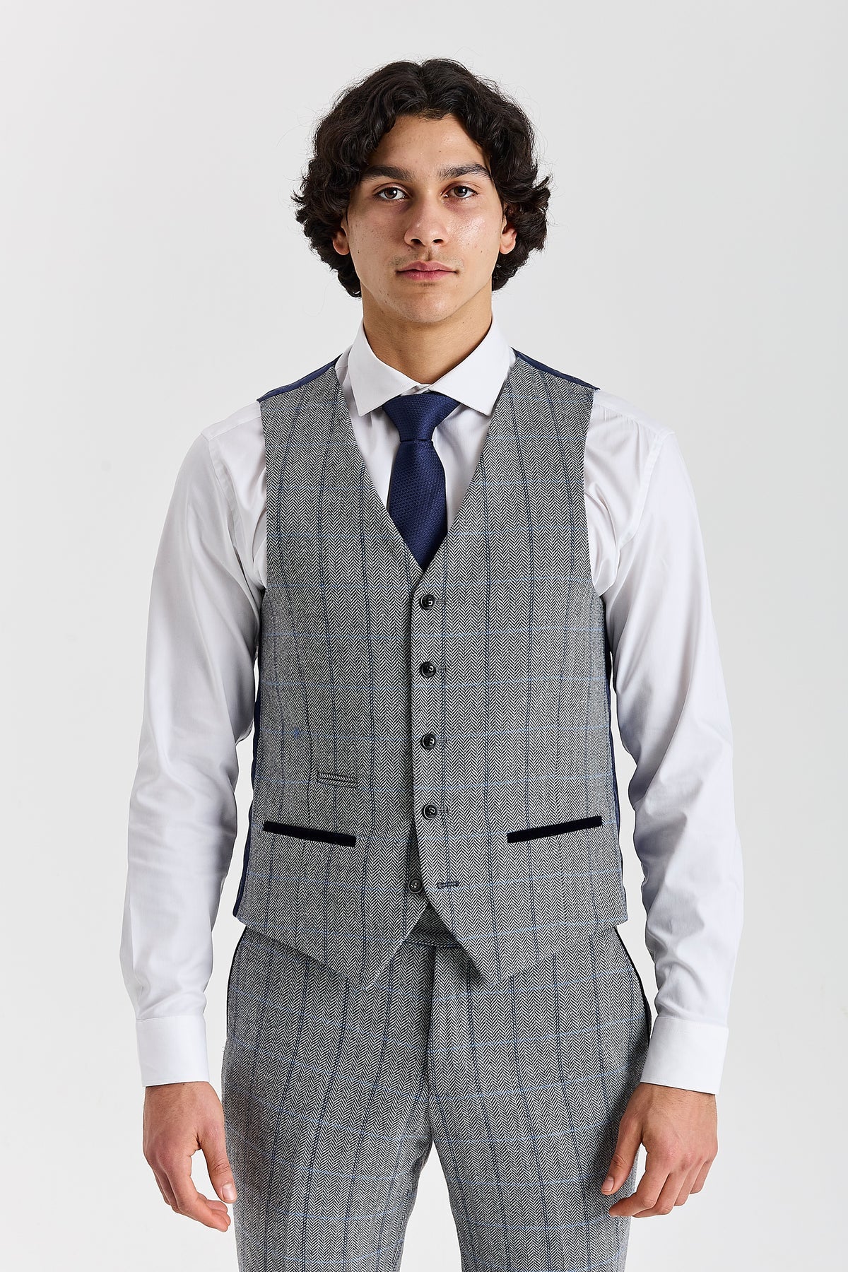 Paul Andrew Harris Waistcoat In Grey