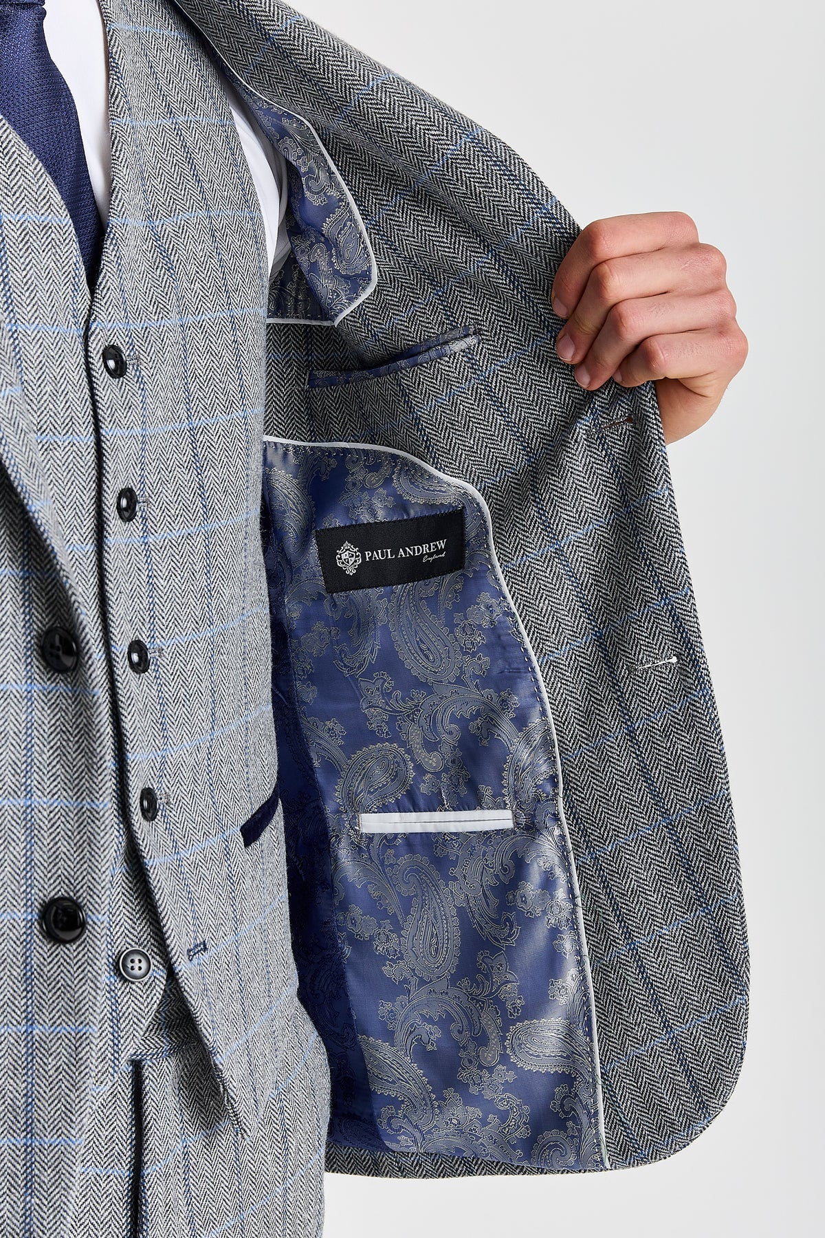 Paul Andrew Harris Blazer In Grey