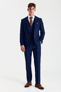 Paul Andrew Mayfair Trousers In Blue
