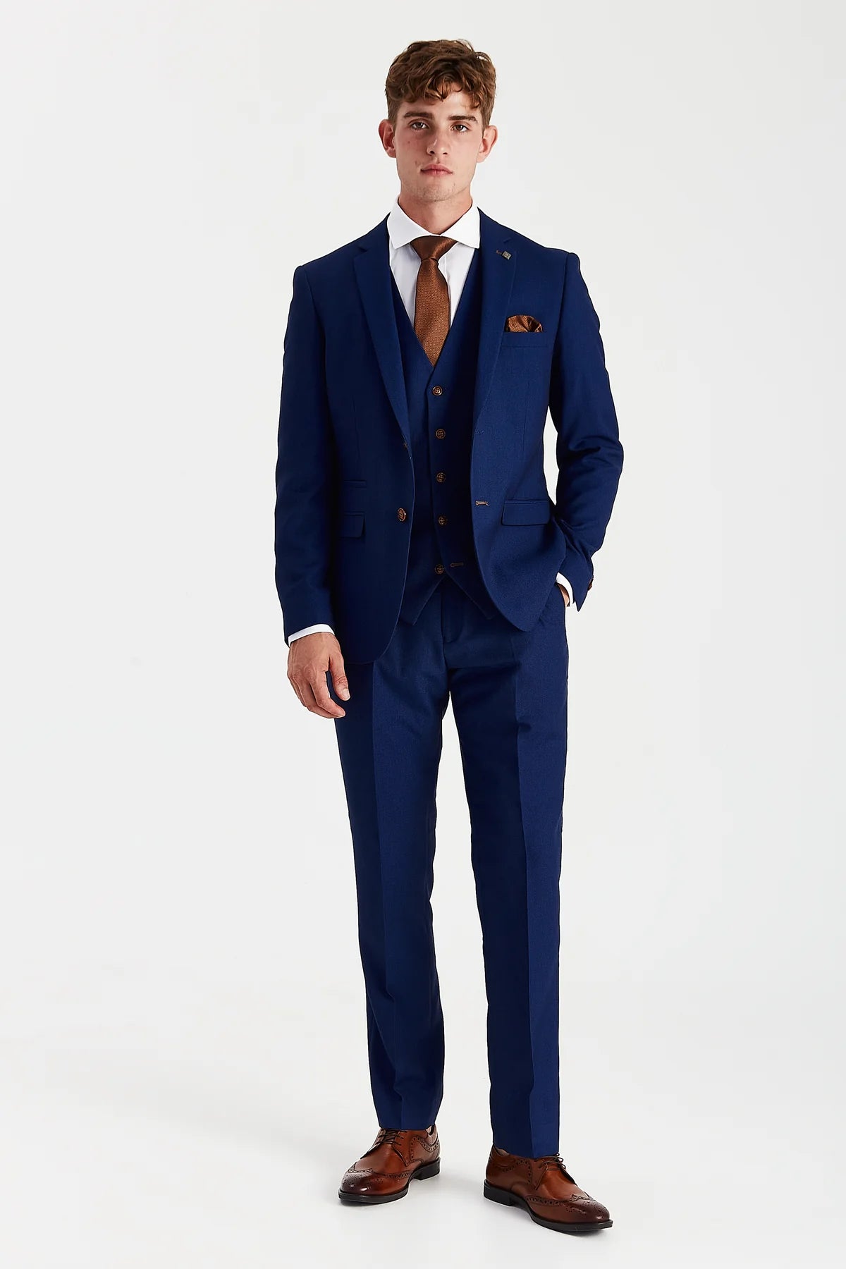 Paul Andrew Mayfair Trousers In Blue