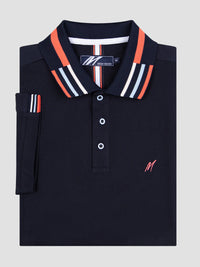 Mish Mash Finn Polo Shirt In Navy