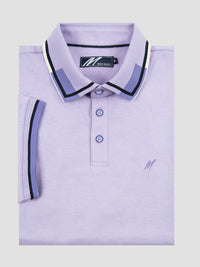 Mish Mash Carlo Polo Shirt In Lilac