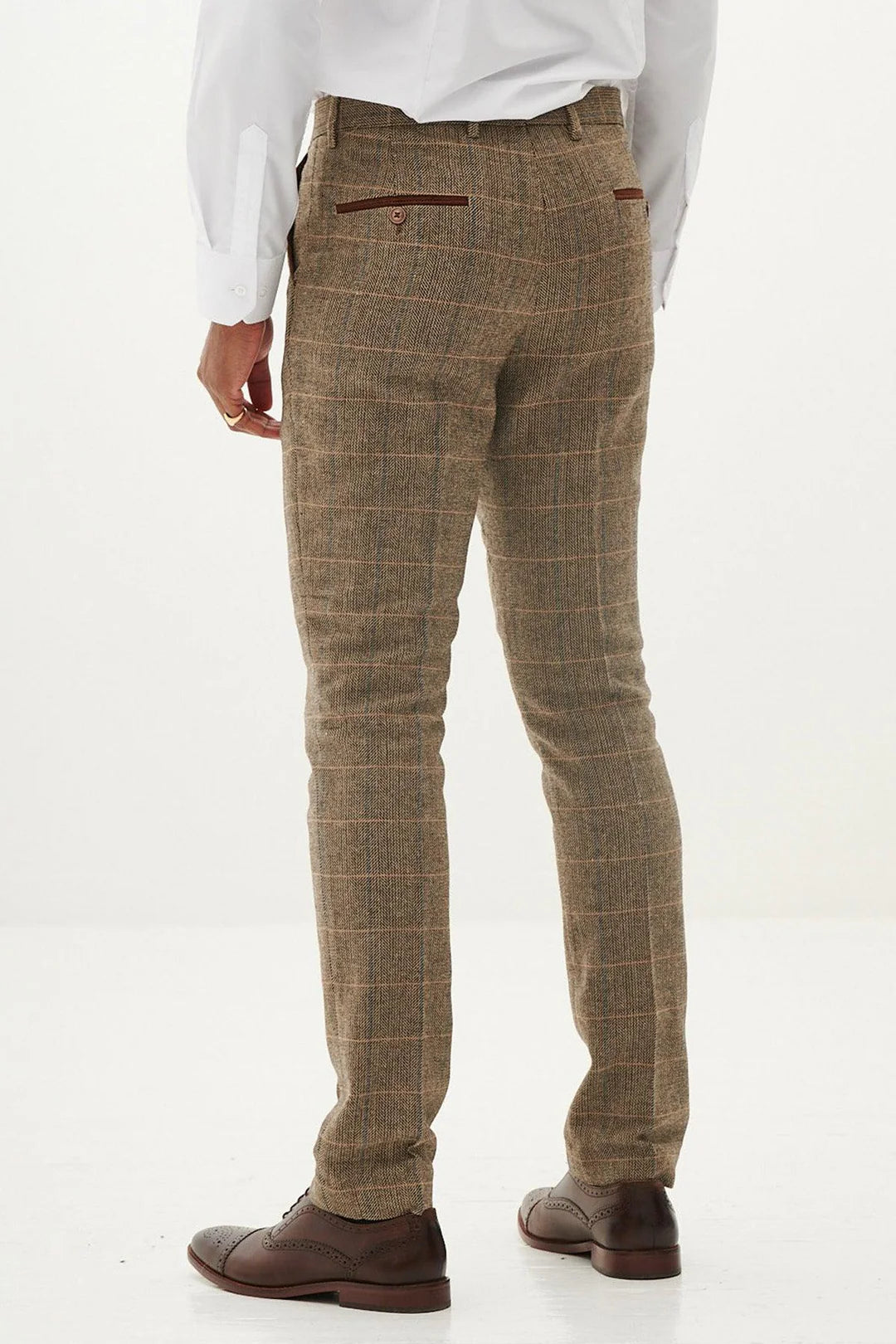 Marc Darcy Ted Trousers In Tan