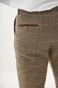 Marc Darcy Ted Trousers In Tan