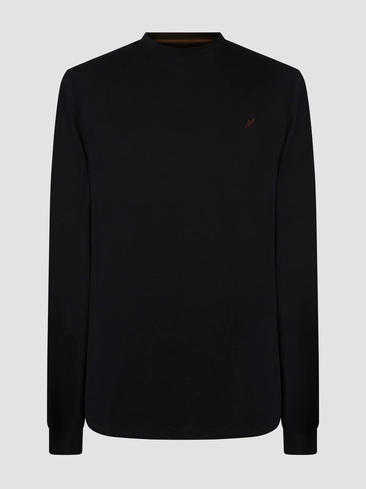 Mish Mash Spruce Long Sleeve T-Shirt In Black