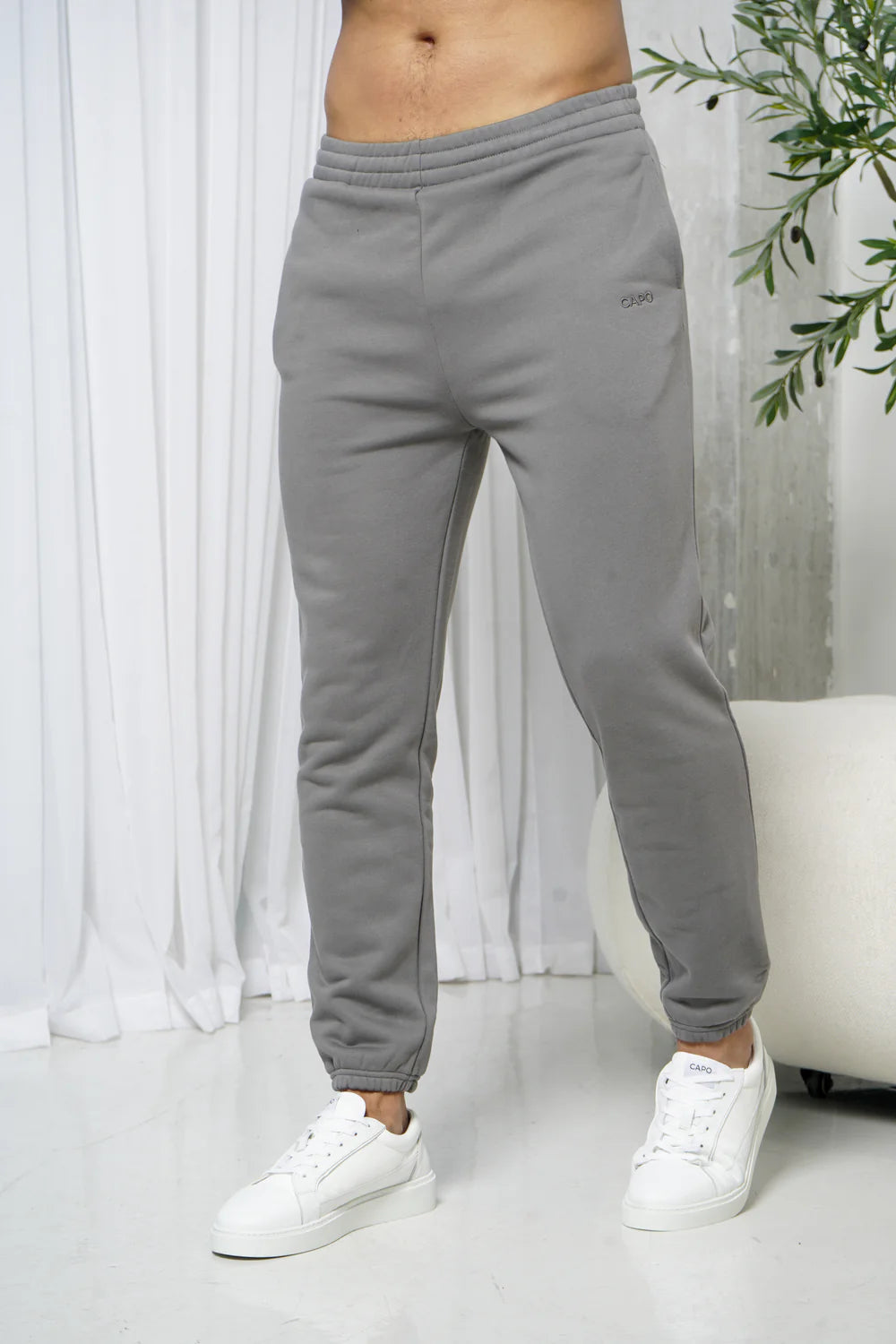 Capo Tracksuit Joggers In Charcoal