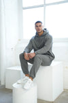 Capo Tracksuit Joggers In Charcoal
