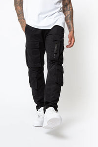 Valere Milano Carrico Cargo Pants In Black