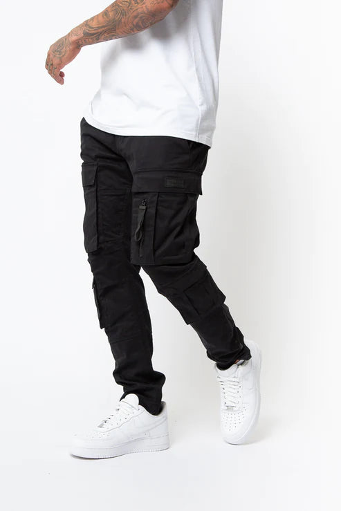 Valere Milano Carrico Cargo Pants In Black