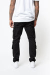 Valere Milano Carrico Cargo Pants In Black