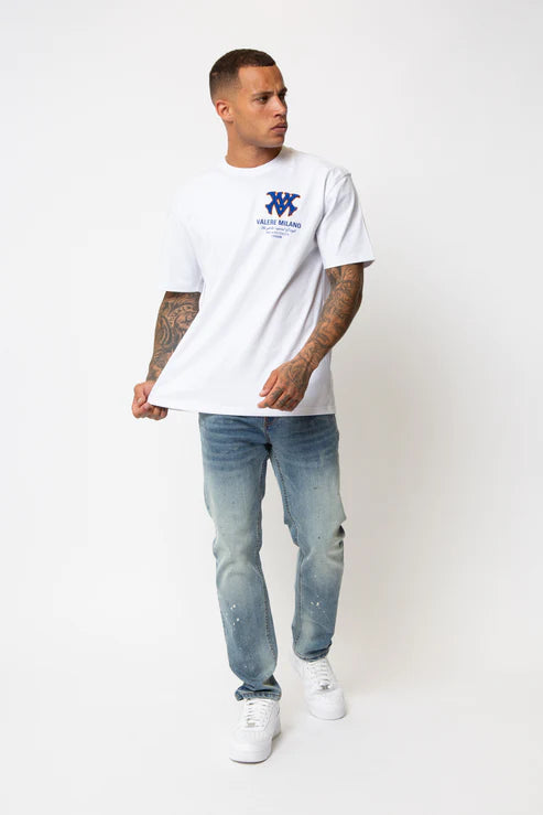 Valere Milano Ciniglia Tee In White