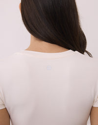 Gym + Coffee Daily Tee In Ecru