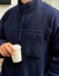 Gym + Coffee Horizon Full Zip Jacket In Twilight Navy